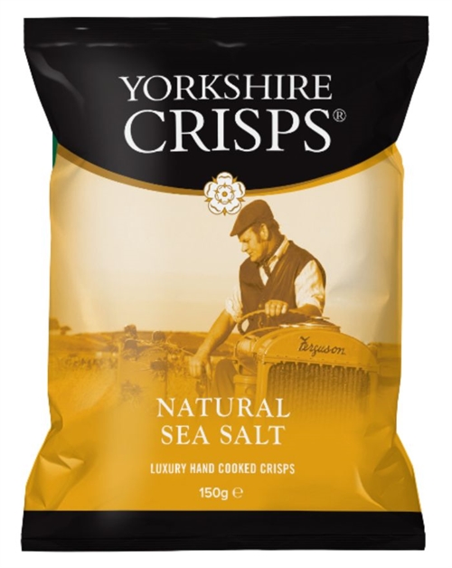 Yorkshire Crisps Natural Sea Salt Chips 150g