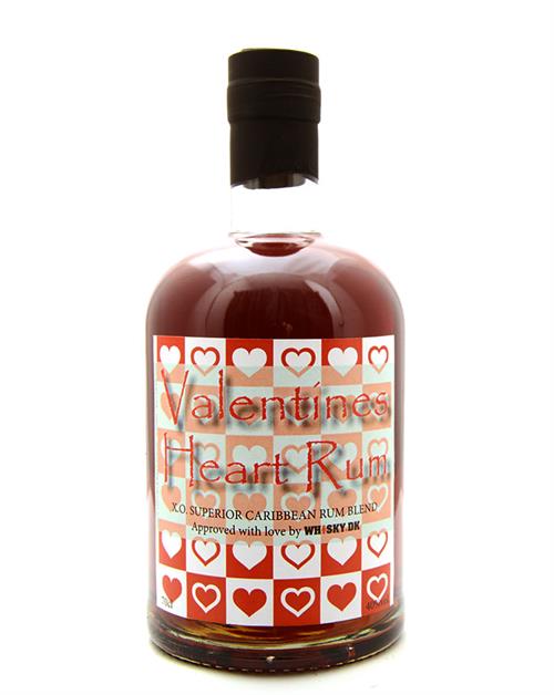 Valentines Heart Rum Edition No. 1 XO Superior Blended Caribbean Rom 40%
