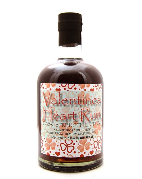 Valentines Heart Rum Edition No. 3 Cask Strength Edition XO Superior Spirit Drink Rom 60%