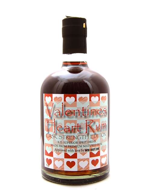 Valentines Heart Rum Edition No. 4 Cask Strength Edition XO Superior Spirit Drink Rom 60%