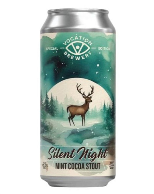 Vocation Silent Night Mint Cocoa Stout Juleøl Christmas Beer Dåseøl 44 cl 10%