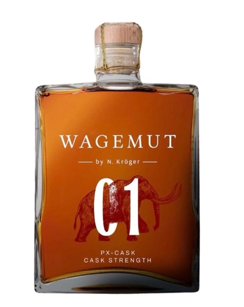 Wagemut 01 PX-Cask Cask Strength Edition 2026 Spirit Drink med Barbados Rom 70 cl 58,7%
