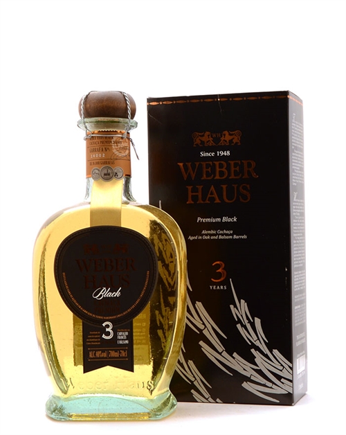 Weber Haus Black 3 år Økologisk Brazil Cachaca 70 cl 40%