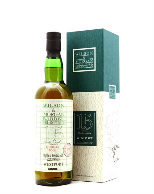 Westport 2004/2019 Wilson & Morgan 15 år Highland Blended Malt Scotch Whisky 70 cl 57,8%