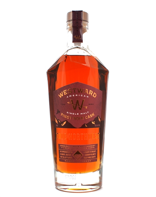 Westward Pinot Noir American Single Malt Whiskey 70 cl 45%