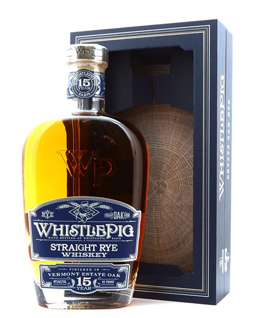 WhistlePig 15 år Straight Rye Whiskey 46%