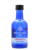 Whitley Neill Miniature Connoisseurs Cut London Dry Gin 5 cl 47%