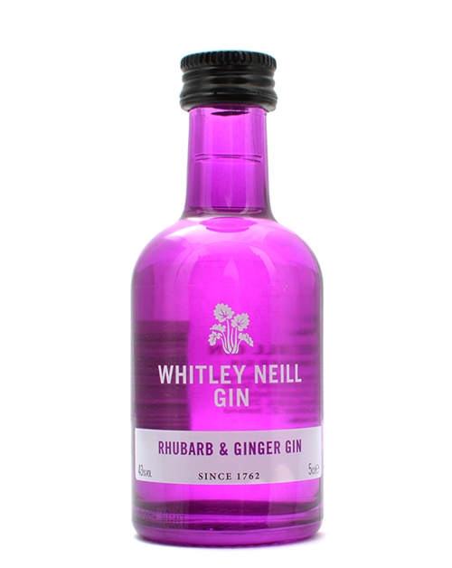 Whitley Neill Miniature Rhubarb & Ginger Gin 5 cl 43%