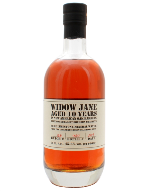 Widow Jane 10 år Batch 138 fra 2019 American Straight Bourbon Whiskey 70 cl 45,5%