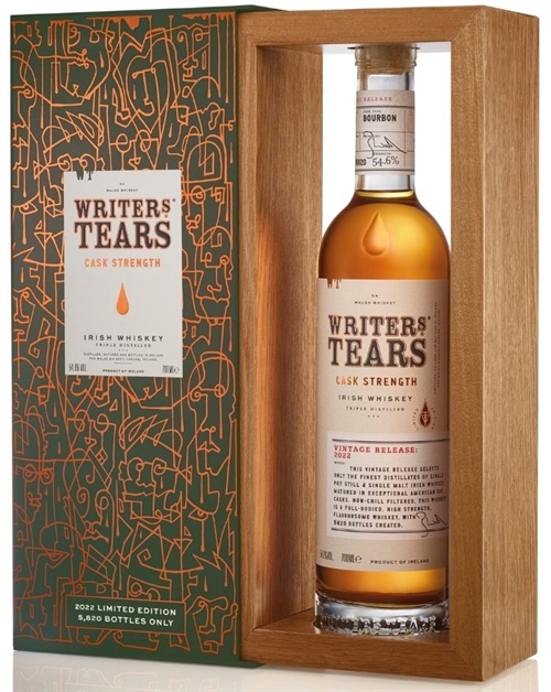 Writers Tears Cask Strength 2022 Triple Distilled Pot & Malt Irish Whiskey 70 cl 54,6%