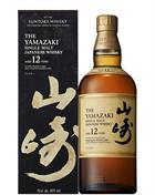 Yamazaki 12 år Single Malt Whisky Japan 70 cl 43%