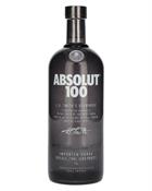 Absolut Black 100 Ultra Premium Swedish Vodka 100 cl 50%