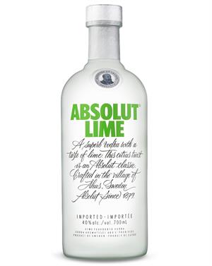 Absolut Lime Vodka 100% Ultra Premium Swedish Vodka 