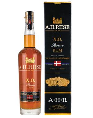 A.H. Riise The Thin Blue Line Denmark West Indies Spirit Drink 70 cl 40%