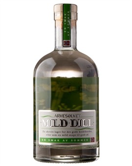 Arvesølvet Mild Dill Det Norske Brenneri Norge Akvavit 50 cl 40%