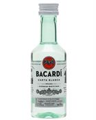 Bacardi Carta Blanca Miniature / Miniflaske 5 cl Puerto Rico Rom 37,5%