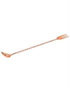 Barske Copper med gaffel 30 cm  - Perfekt Kobberbarske til hjemmebaren