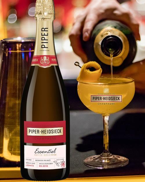 Den eksklusive udgave af French 75 cocktail med Piper-Heidsieck Champagne