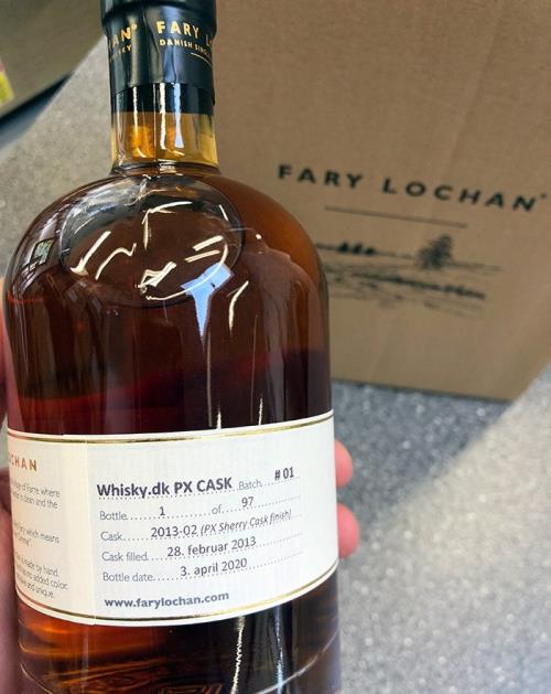 Single Cask aftapning fra Fary Lochan - Eksklusivt til Whisky.dk