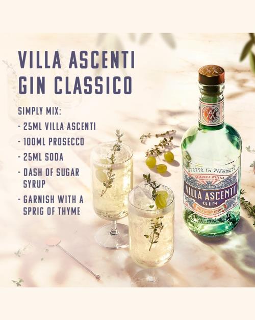 Villa Ascenti Gin Classico Cocktail