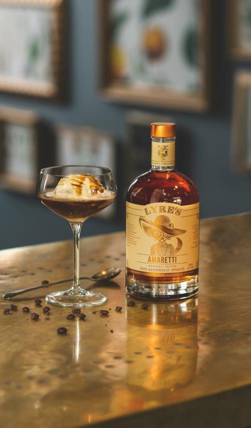 Amaretti Affogato med Lyres Amaretti