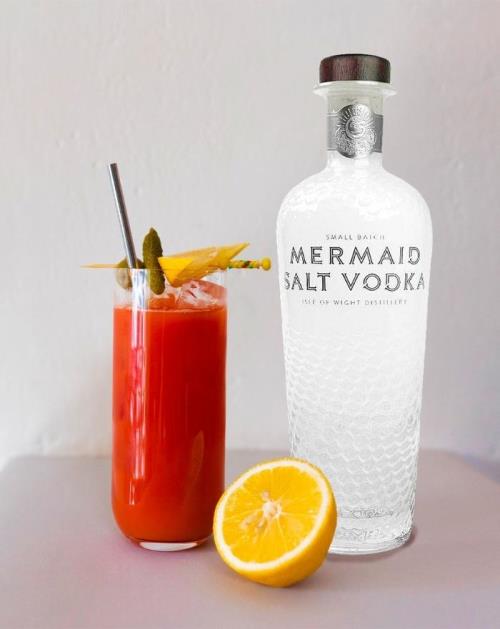 Mermaid Bloody Mary - Mermaid Salt Vodka Opskrift