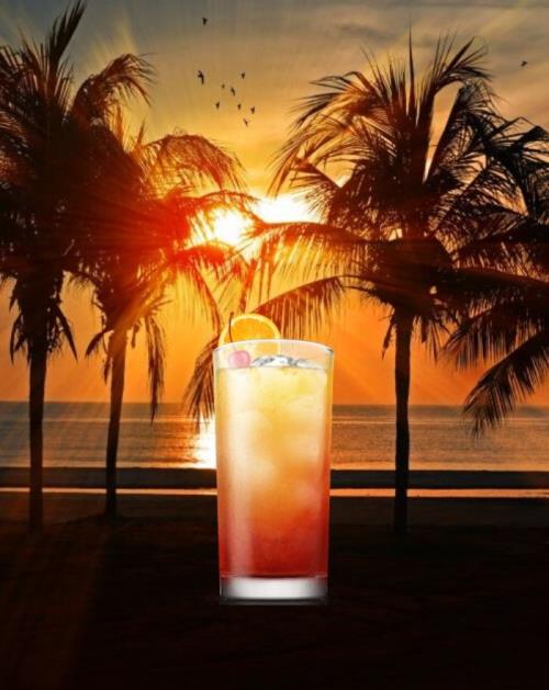 Tequila Sunrise Opskrift på  den kendte cocktail