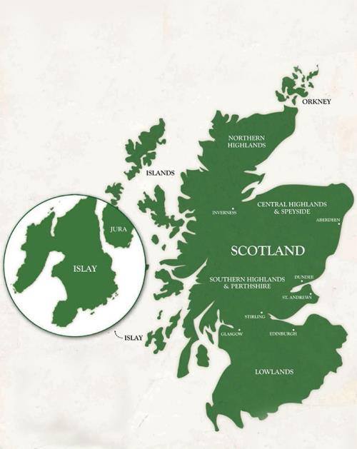 På tværs af regionerne -En guide gennem Skotlands skønne whiskyregioner