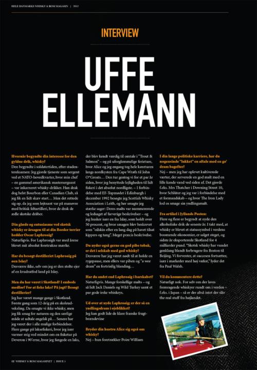 R.I.P Uffe Ellemann - Læs vores gamle interview om hans whiskyinteresse fra 2012