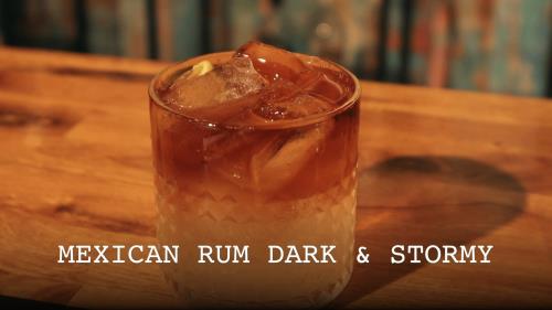 Mexican Rum Dark and Stormy