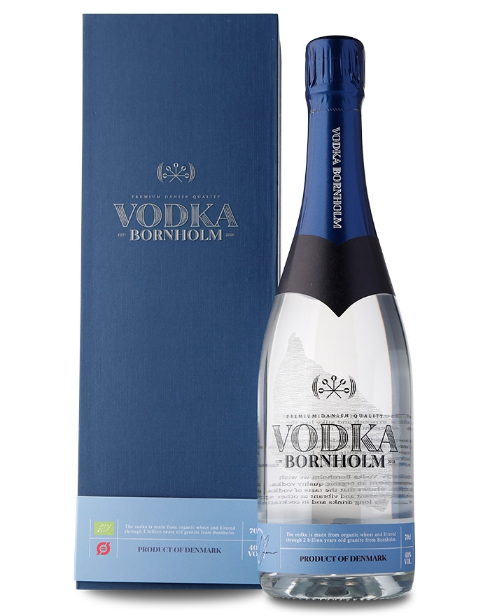 Dansk Vodka fra Bornholm Danish Premium Vodka 70 cl på 40