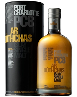 Port Charlotte PC 8 Bruichladdich Single Islay Malt Whisky 70 cl 60,5%