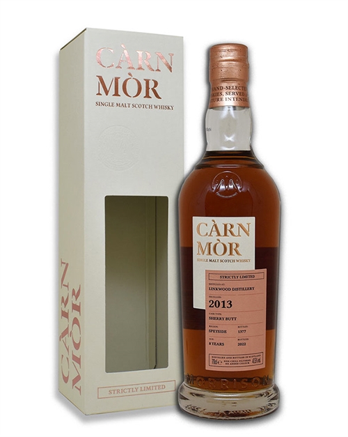 Linkwood 2013/2022 Sherry Cask Carn Mor 8 år Single Speyside Malt Whisky 47,5%