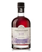 Foxdenton Sloe Gin England 70 centiliter og 27 procent alkohol