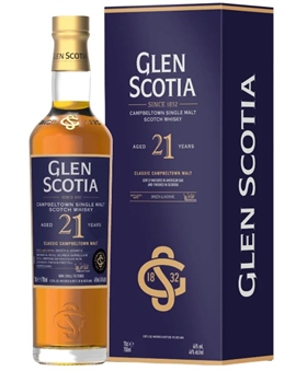 Glen Scotia 21 år Campbeltown Single Malt Scotch Whisky 46%