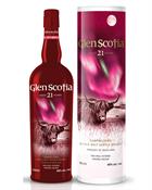 Glen Scotia 21 år Campbeltown Single Malt Whisky 46%