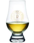 Isle of Rassay Whisky 6 stk. Glencairn med logo Whiskyglas i hvid kasse