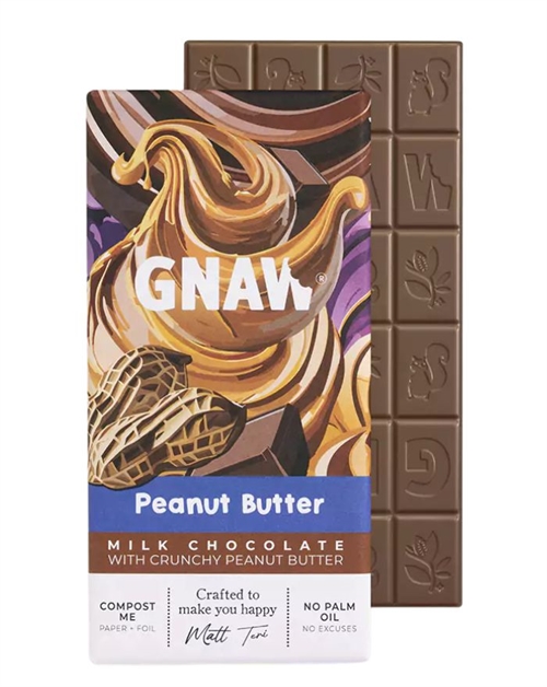Gnaw Chokolade Peanut Butter 80g