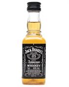 Jack Daniel's Old No 7 Miniature / Miniflaske 5 cl Tennessee Sour Mash Whiskey 40%
