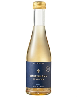 København Kombucha Hidcote Blue alkoholfri mousserende te med skruelåg 20 cl 
