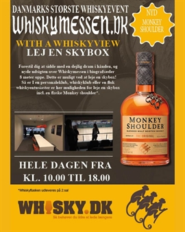 Lej Global Evolution Skybox - WHISKYMESSEN 2026 Kolding