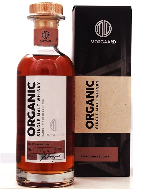 Mosgaard Edition No 1 Pedro Ximenez Økologisk Single Malt Dansk Whisky 50 cl 46,3%