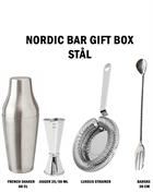 Nordic Bar Cocktail Gavesæt i Stål