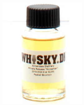 Sample 3 cl Annandale 2016/2024 Single Cask Private Release 8 år Exclusively for the Norseman Lowland Whisky 62,8%