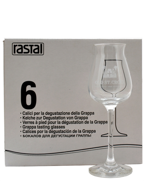 Spirit drinkglas på stilk - Old St. Croix Logo 6 stk. i pakken