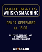 Rare Malts Selection Whiskysmagning Lørdag d. 19. september 2026 kl.15.00 MEDBRING ORDREKOPI
