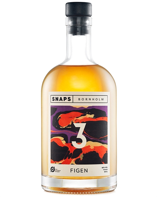 Snaps Bornholm Økologisk No 3 Figen Dansk Akvavit 50 cl 40%