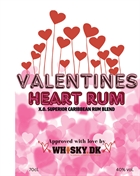 Valentines Heart Rum Edition No. 7 XO Superior Blended Caribbean Rom 40%
