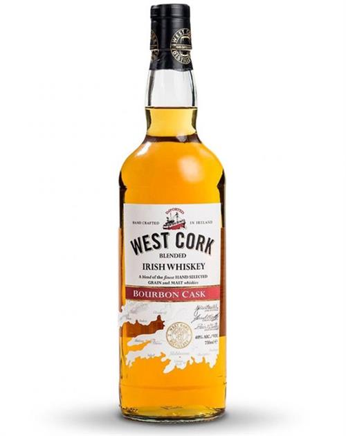 West Cork Bourbon Cask Blended Irsk Whiskey 40%