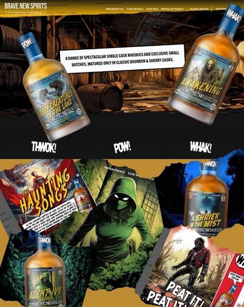 Pow! Whak! Ny whiskyserie fra Whiskyheroes - Blogindlæg af Ulrik Bertelsen